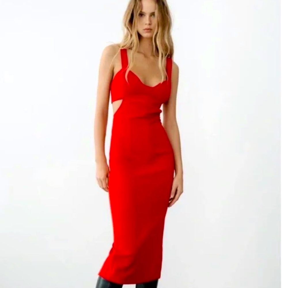 ZARA Strappy Cut Out Dress - XS